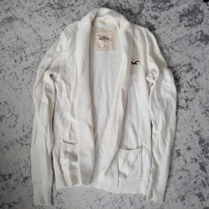 Cream Hollister Cardigan